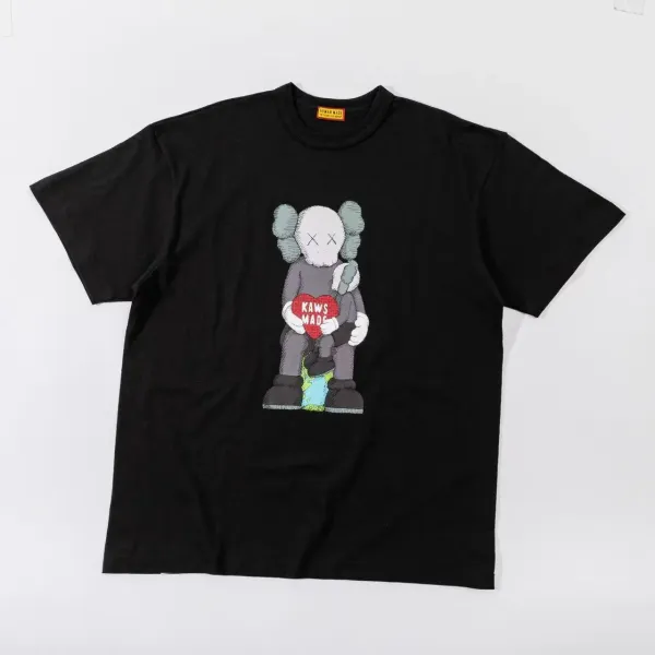 Human Made x KAWS Heart T-Shirt White - 12