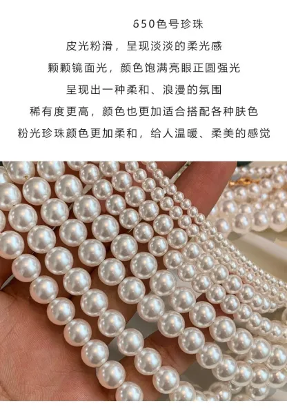 Design Pearl Choker Necklace Set in 2mm, 3mm, and 4mm Sizes White Necklaces Jewelry - 3
