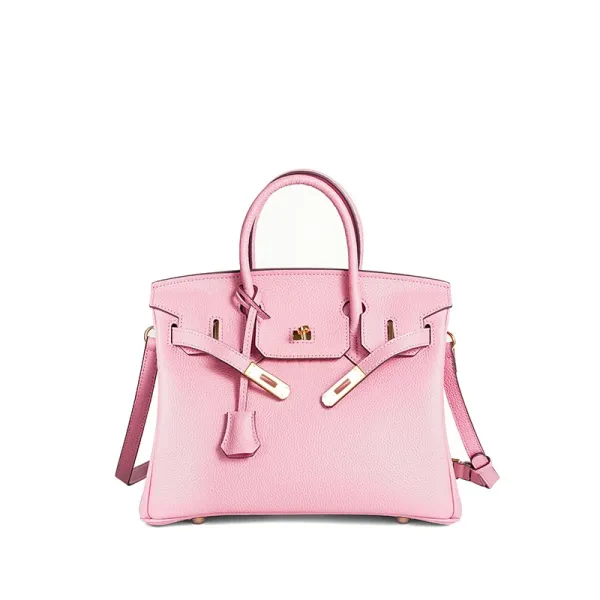 Hermès Birkin 25 Pink Togo Leather Handbag - 1