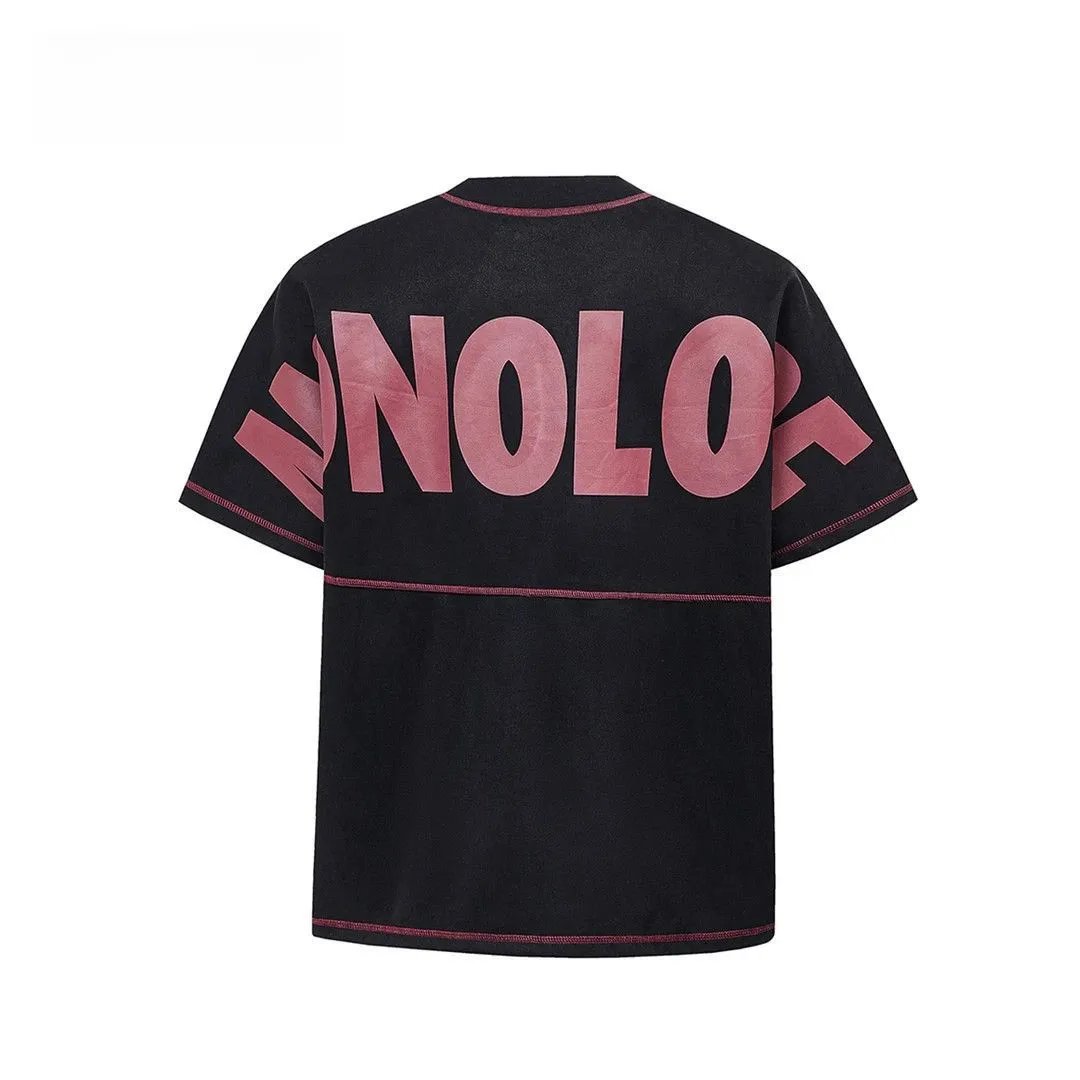 NOAH Logo Print Terry Cloth T-Shirt Beige - 6
