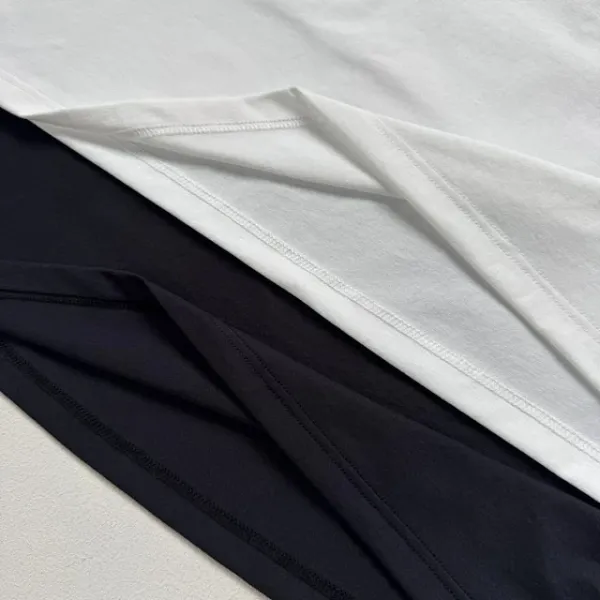 Design Goldwin Minimal Logo Cropped T-Shirt White and Black T-Shirts - 22