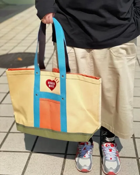 Human Made Colorblock Tote Bag Multicolor Handbag - 3