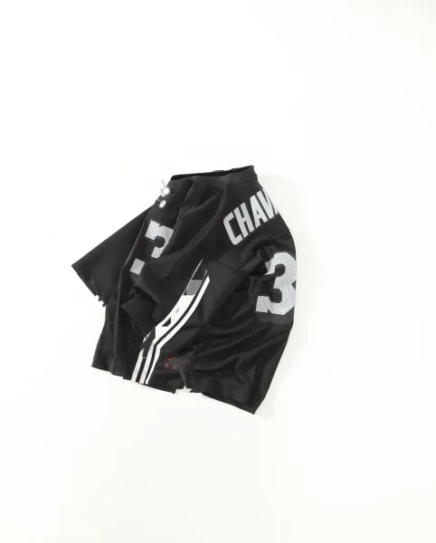Design Mesh Football Jersey Black with Number 33 - 4