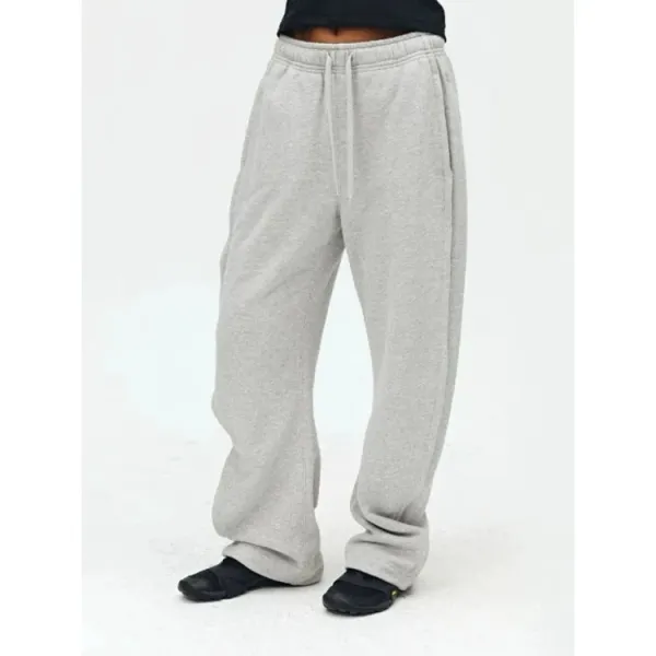 Design Oversized Metallic Knit Sweater Gray Sweatpants Black Leather Hobo Bag - 8