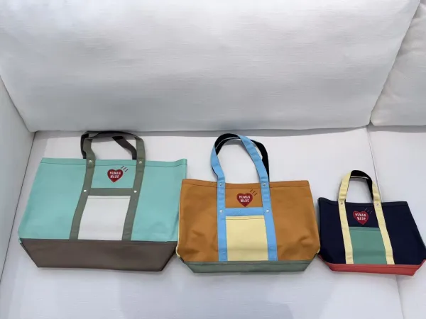Human Made Colorblock Tote Bag Multicolor Handbag - 22