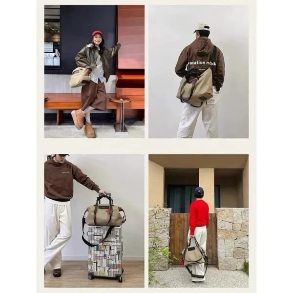 Rimowa x Moncler Duffle Bag Beige Travel Bag - 6