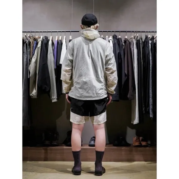 Design ROA x And Wander Lightweight Hooded Windbreaker Beige Outerwear - 17