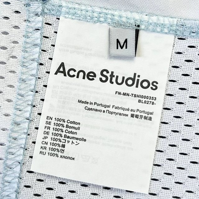 Acne Studios Gradient Print Long-Sleeve Top Light Blue - 35