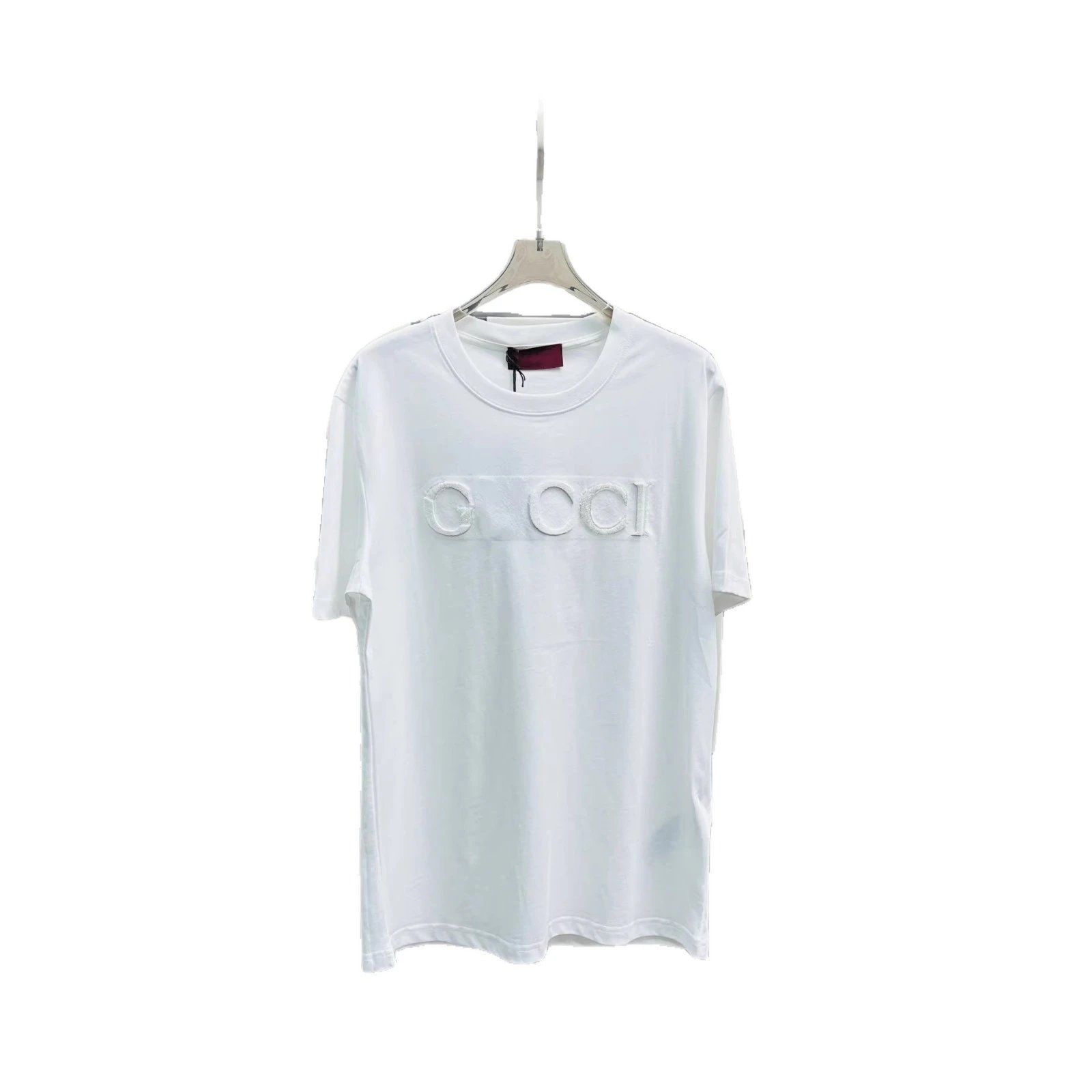 Gucci Logo Embroidered White Classic T-Shirt