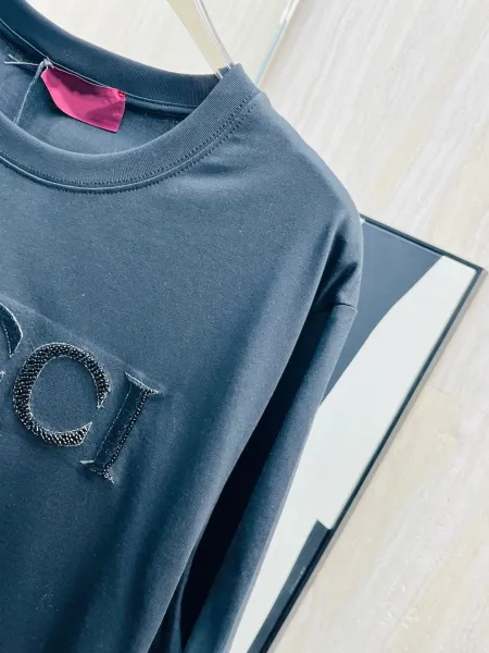 Gucci GG Embroidered White T-Shirt - 7