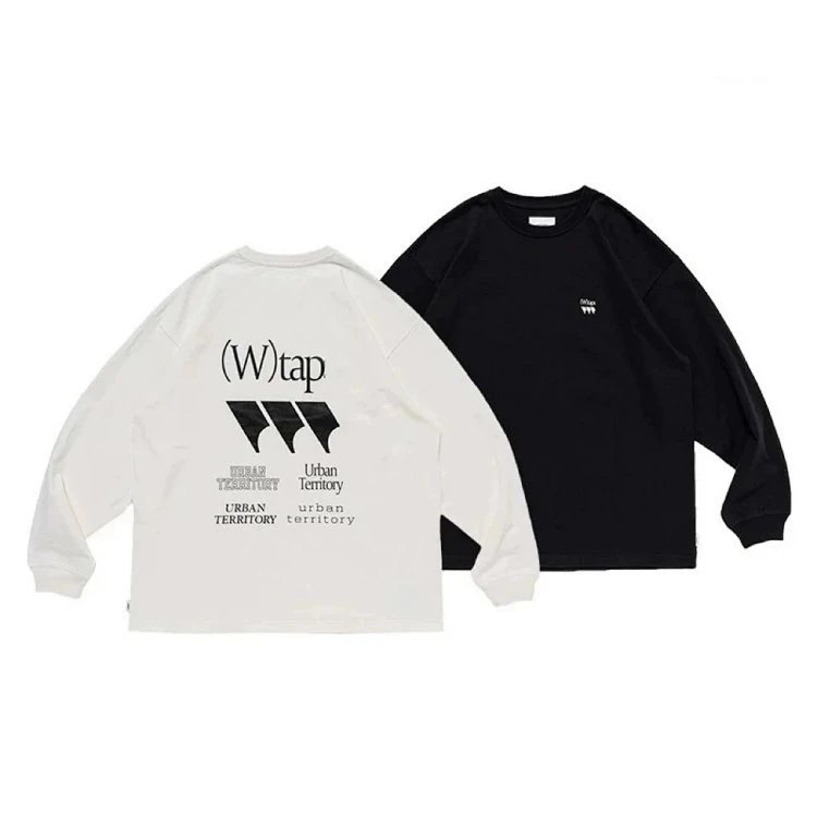 Design Wtap Urban Territory Long Sleeve T-Shirt Black / White T-Shirts - 10