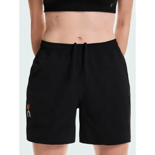 Lululemon Studio Wrap Skort Black Beige Shorts - 5