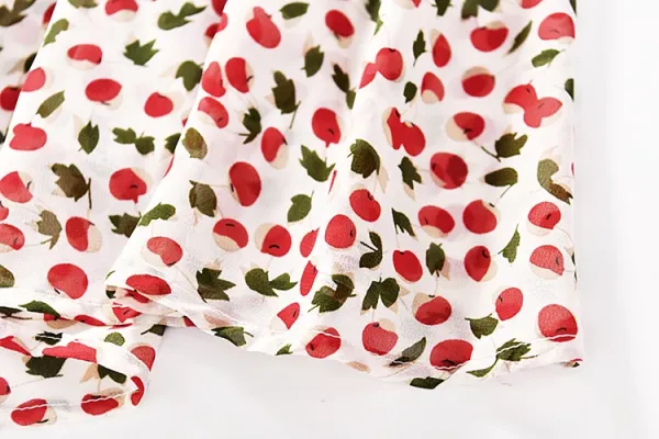 Design Red Floral Wrap Maxi Dress with Ruffle Sleeves Dress - 37
