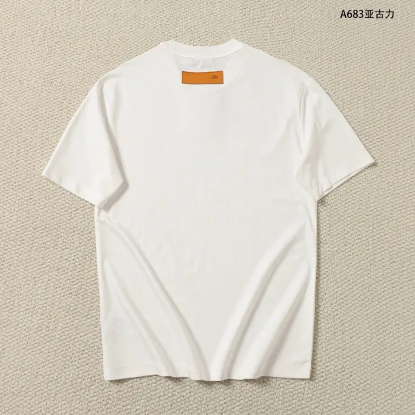 Valentino V Logo Embroidered White T-Shirt - 8