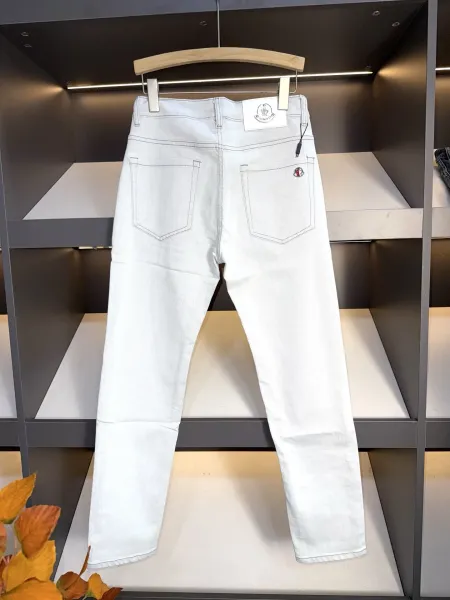 Moncler Jeans Light Wash Denim Jeans - 12