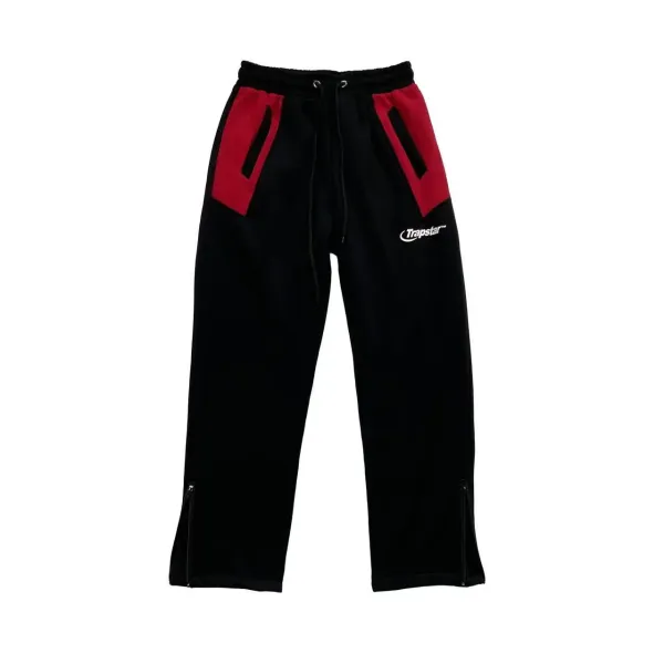 Design Track Jacket Black with Red Arrow Motif Outerwear - 28