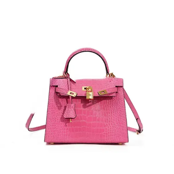 Hermès Kelly Mini Crocodile Pink Handbag - 1