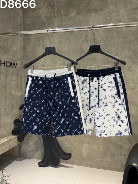 Louis Vuitton Monogram Tie-Dye Navy Shorts - 3