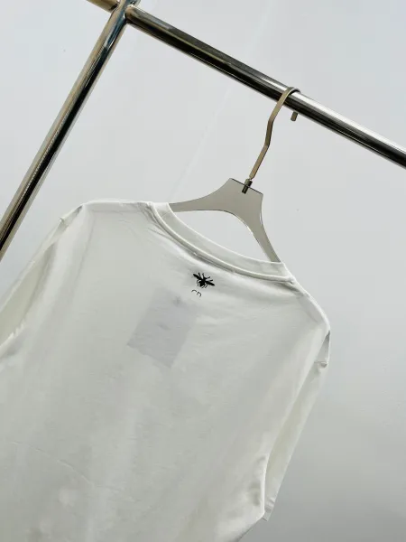 Dior Christia Dior Embroidered Star White T-Shirt - 13
