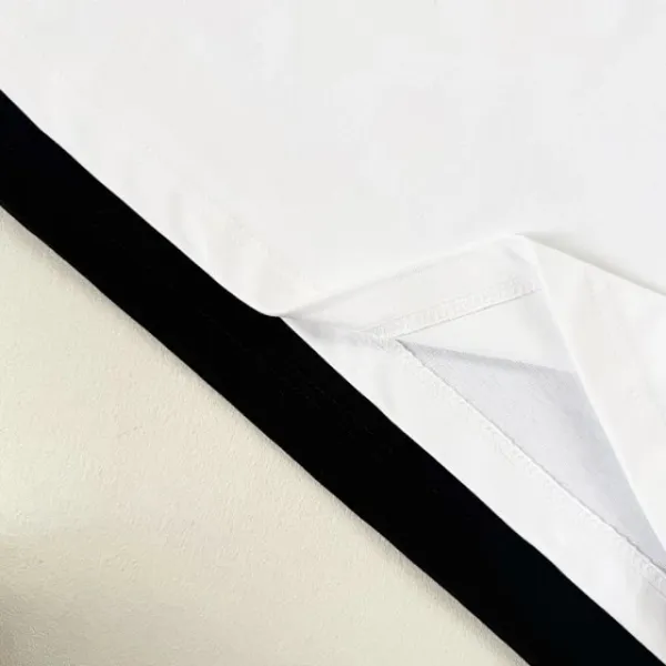 Design WTAPS Logo Long Sleeve Tee Black / White T-Shirts - 26