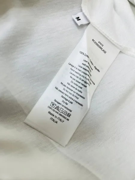Dior Christia Dior Embroidered Star White T-Shirt - 15