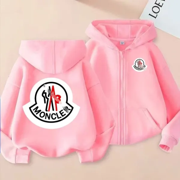 Moncler Logo Patch Hoodie Blue - 7