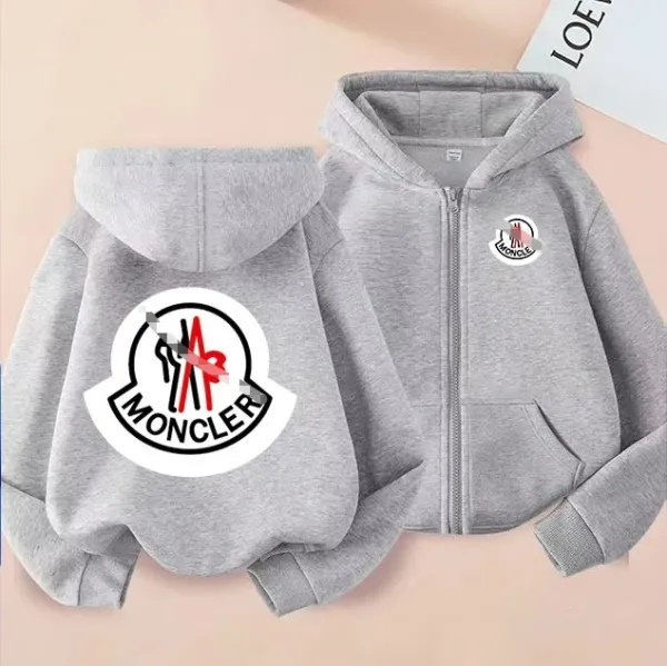 Moncler Logo Patch Hoodie Blue - 8