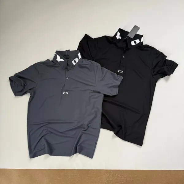 Oakley Polo Shirt Black with Logo Embroidery - 23