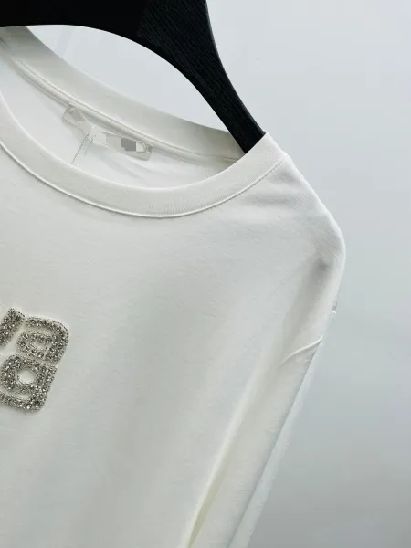 Alexander Wang Wa9 Embellished Black Long-Sleeve T-Shirt - 15