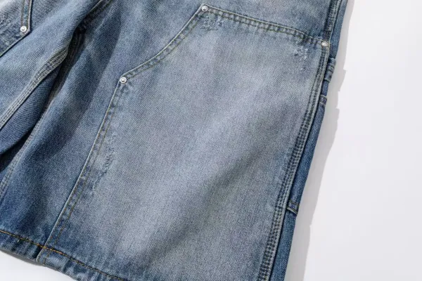 Carhartt Work In Progress Double Knee Shorts Black Denim - 16