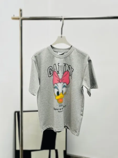 Design Disney x Unknown Brand Daisy Duck Graphic T-Shirt Gray T-Shirts - 1