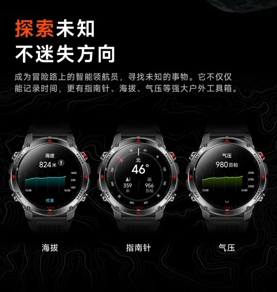 Design Smartwatch Pro Black Orange Sports Watch - 26