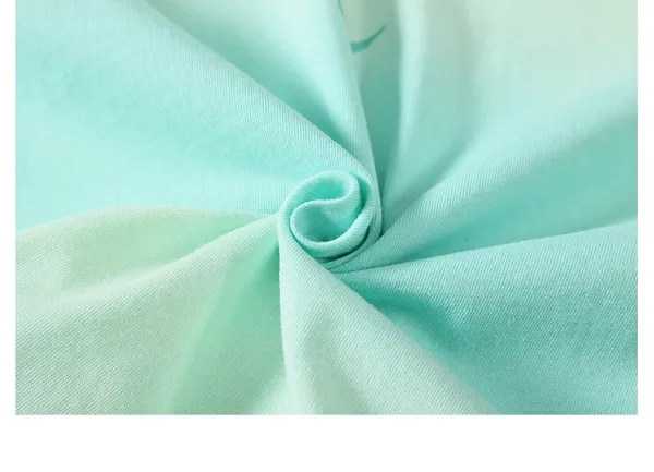 Design boothroyd Gradient Print T-Shirt in Mint Green T-Shirts - 45