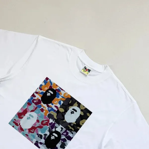 A Bathing Ape x Supreme Collaboration Graphic T-Shirt White - 11