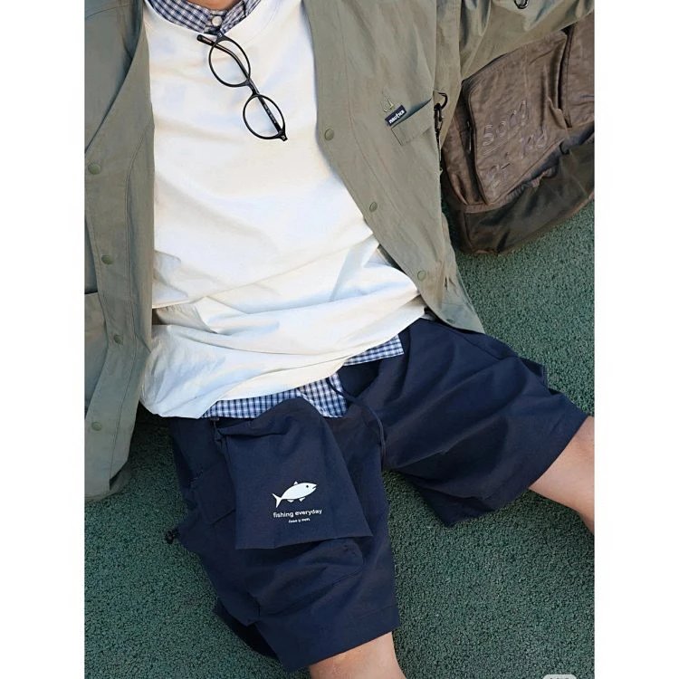 Design Nautica Utility Cargo Shorts Navy Shorts - 8