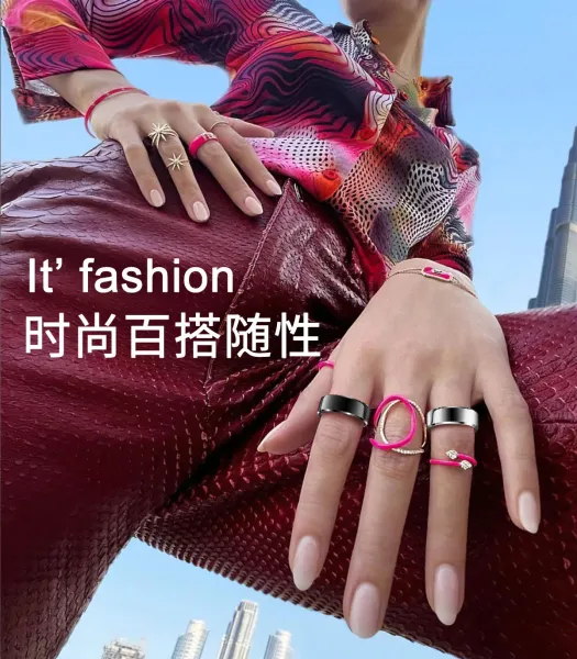 Apple Watch Ring Silver Smart Ring Electronics - 6
