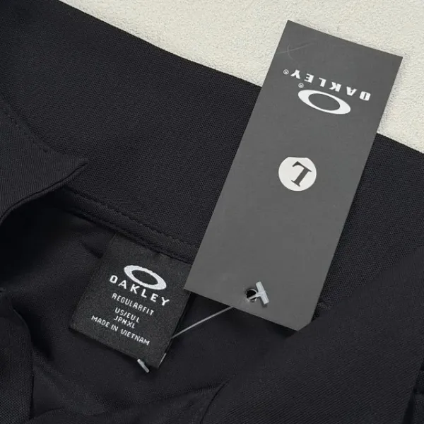 Oakley Polo Shirt Black with Logo Embroidery - 39