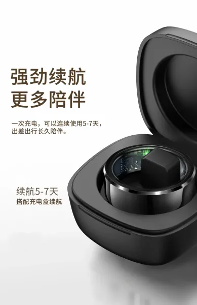 Apple Watch Ring Silver Smart Ring Electronics - 14