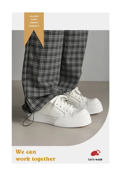 Design Chunky Platform Sneakers White - 6