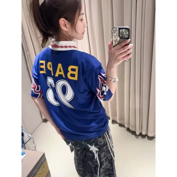 Adidas Originals Football Jersey 93 Blue Purple Flame Print Jersey - 11