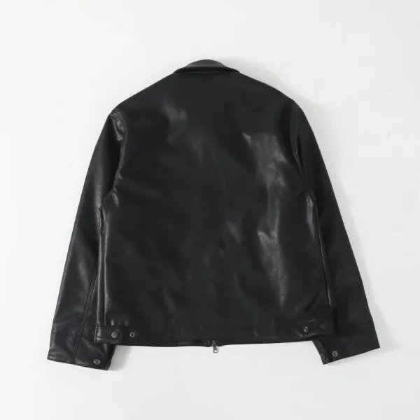 Carhartt Work In Progress Carhartt WIP Leather Jacket Black Leather-Jacket Leather Jacket - 6