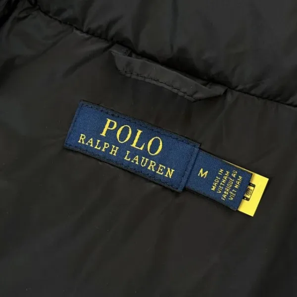 Polo Ralph Lauren Down Jacket Black Outerwear - 36
