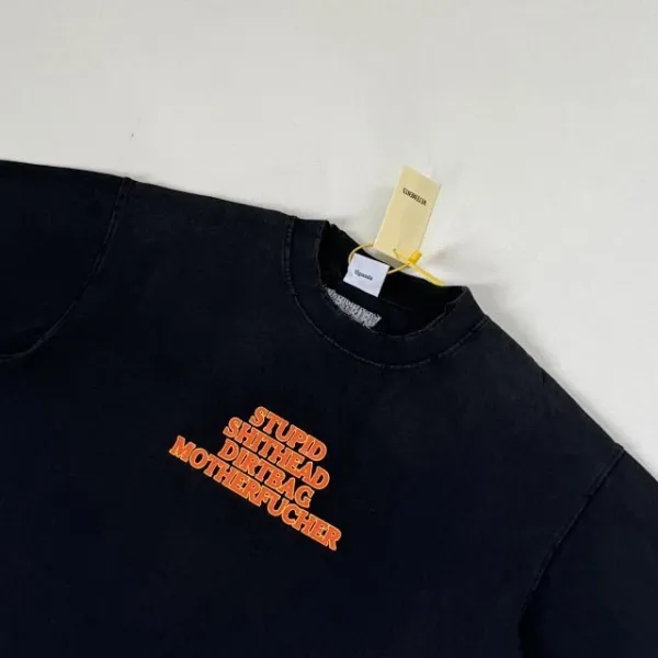 Design Graphic Print Oversized T-Shirt Gray - 14