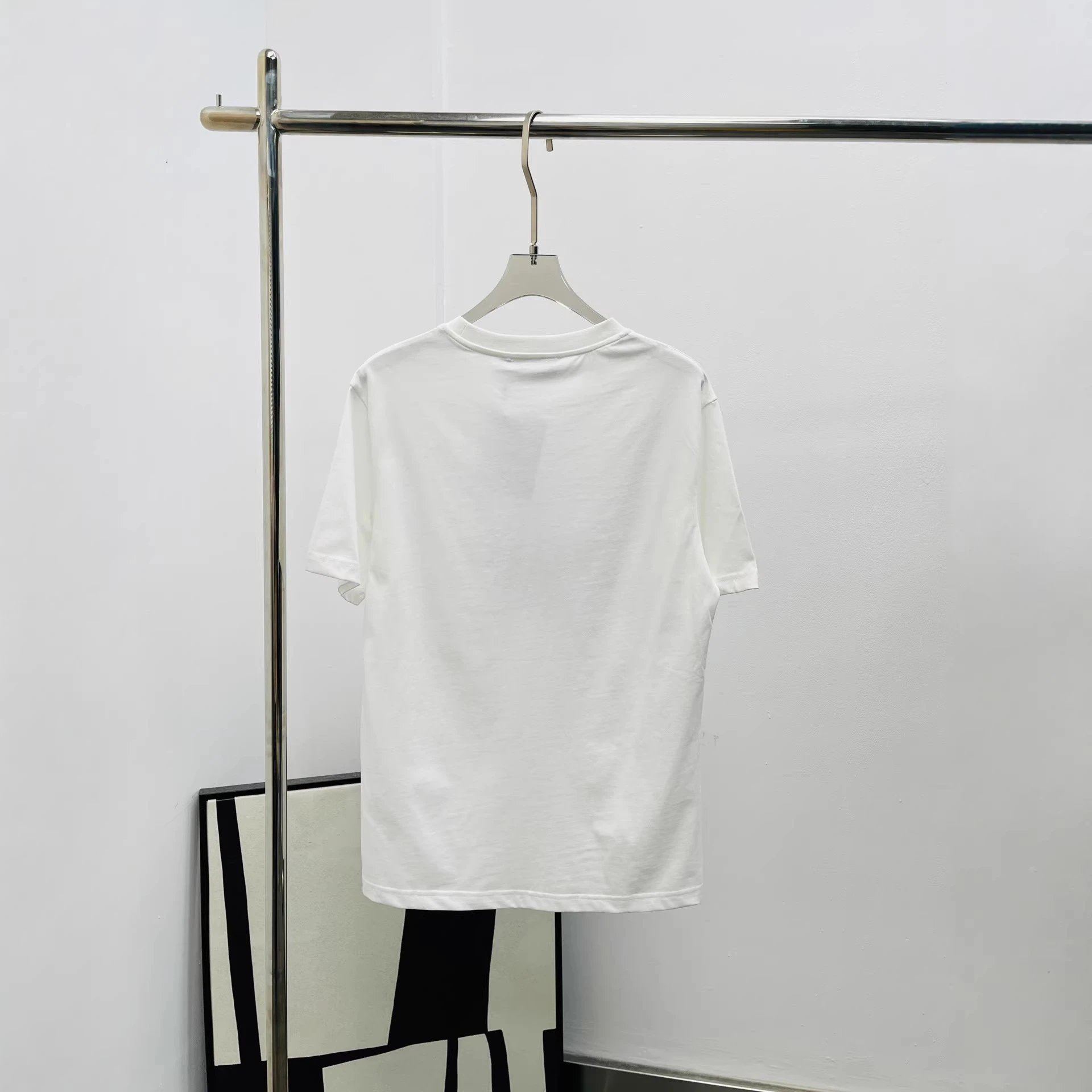Dior Star Embroidered White Casual T-Shirt