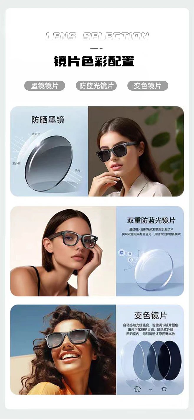 Design Snapchat Spectacles White Red Mirror Lens Smart Sunglasses Eyewear - 6
