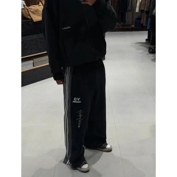 Adidas Y-3 x Neighborhood Track Jacket and Pants Black Gray Set Tracksuit - 19