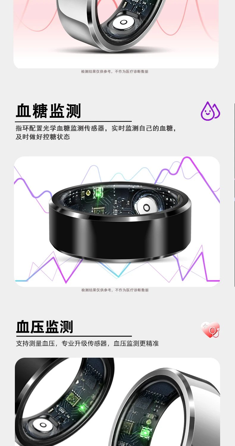 Design Smart Ring Gold Electronics - 5