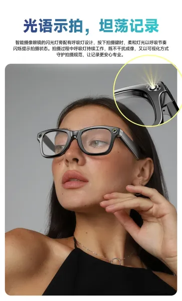 Design Snapchat Spectacles White Red Mirror Lens Smart Sunglasses Eyewear - 14