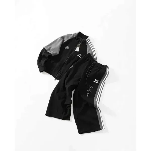 Adidas Y-3 x Neighborhood Track Jacket and Pants Black Gray Set Tracksuit - 37