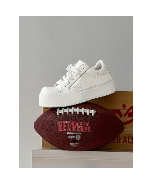 Design Chunky Platform Sneakers White - 23